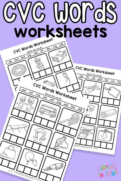 Hop into the world of phonics with our delightful printable CVC words worksheets, designed to make writing CVC words for kindergarten easy! Preschool Cvc Words, Cvc Words Worksheets 2nd Grade, Esl Kindergarten Worksheets, Cvc Printables Free, Free Cvc Word Activities, Kindergarten Cvc Worksheets Free, Cvc Word Activities Kindergarten, Cvc Activities Kindergarten, Cvc Words For Kindergarten