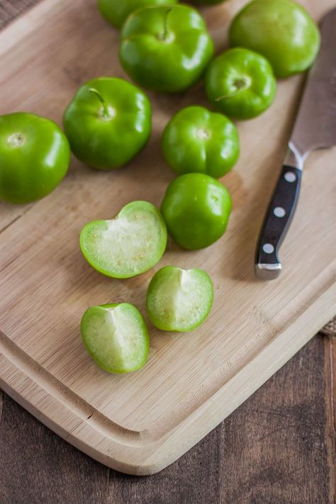 How To Cook Tomatillos: (Plus 5 Amazing Tomatillo Recipes!) | Organic Authority Tomatillos Recipes, Tomatillo Recipes, Cuban Cuisine, Csa Recipes, Mexican Foods, Yummy Salad Recipes, Garden Recipes, Mexican Food Recipes Authentic, Mexican Dishes