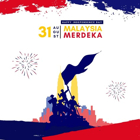 merdeka poster! i design just using canva. Merdeka Day Poster, Merdeka Sale Poster, Malaysia National Day Poster, Merdeka Poster Design, Merdeka Sale Design, Merdeka Malaysia Poster Design, Thai Menu Design, Malaysia Merdeka Poster, Wallpaper Iphone Happy