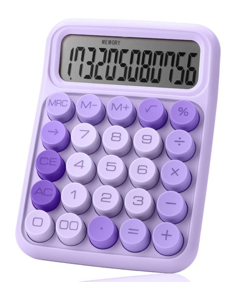 Purple Calculator, Calculator Aesthetic, Aesthetic Calculator, Cute Calculator, Mechanical Calculator, Computer Camera, Electronic Musical Instruments, Things To Buy, Calculator