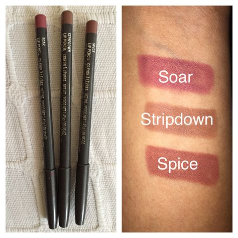 Mac Lipliner Soar, Mac Lip Liner Stripdown, Strip Down Mac Lipliner, Mac Lip Liner Swatches, Mac Stripdown Liner, Mac Spice Liner, Mac Stripdown, Mac Lipliner, Mac Soar