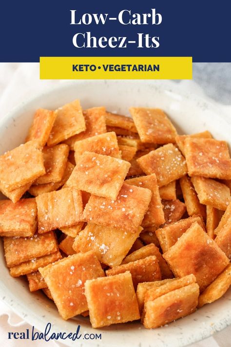 Cheez It Recipe, Low Carb Snack, Starting Keto Diet, Keto Friendly Desserts, Low Carb Dessert, Makanan Diet, Low Carb Recipes Dessert, Net Carbs, Low Carb Snacks