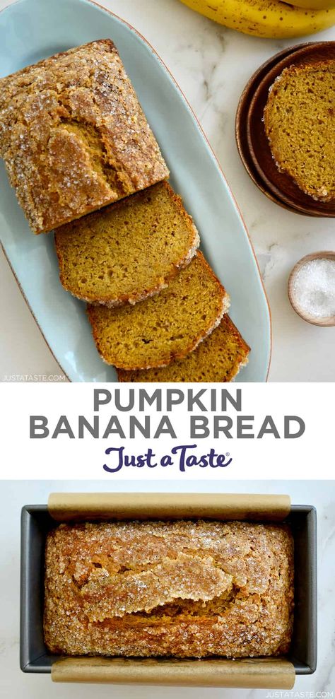 Betty Crocker Banana Bread, Pumpkin Banana Bread Recipe, Easy Pumpkin Bread Recipe, Pumpkin Spice Waffles, Honey Oat Bread, Cinnamon Banana Bread, Pumpkin Banana Bread, Wheat Bread Recipe, Oatmeal Bread