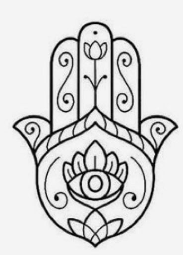 Hamsa Embroidery Pattern, Hamsa Drawing Simple, Hamsa Drawing, Cute Wallpapers For Android, Hamsa Art, Diy Gift For Bff, Hamsa Design, Mandala Wall Art, Mom Art