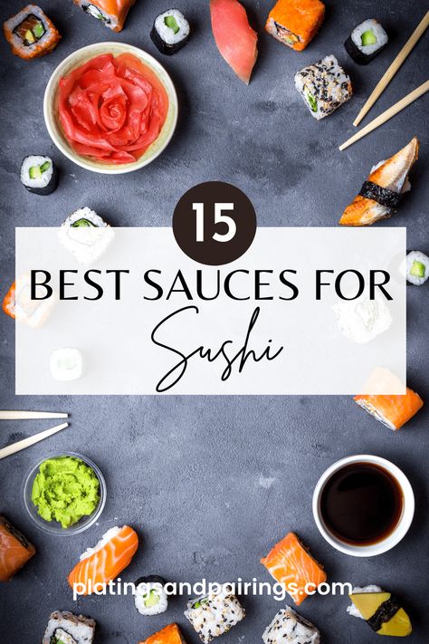 Dragon Sauce Recipe, Sushi Sauces, Salmon Sushi Recipes, Best Sauces, Sushi Sauce, Sushi Recipes Homemade, Vegetarian Sushi, Shrimp Sushi, Seafood Sushi