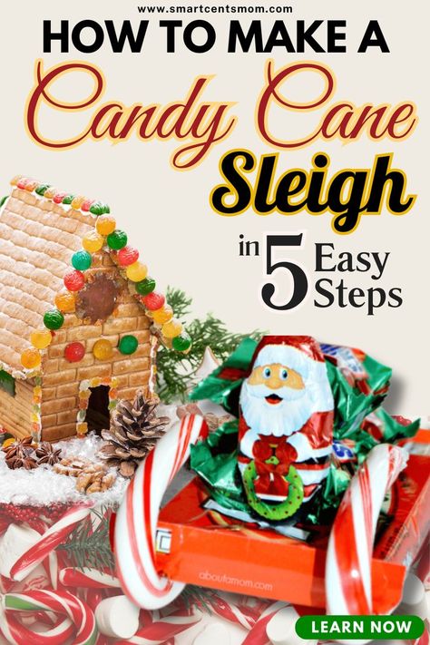 Turn ordinary candy canes into delightful holiday sleighs with this easy DIY guide! Perfect for last-minute gifts or a fun family activity, these candy cane sleighs are sure to impress. #HolidayCrafts #DIYChristmas #CandyCaneIdeas Candy Sleighs For Christmas Diy, Candy Cane Sleighs, Candy Sleighs, Holiday Party Crafts, Candy Sleigh, Candy Cane Sleigh, Candy Cane Crafts, Christmas Money, Holiday Crafts For Kids