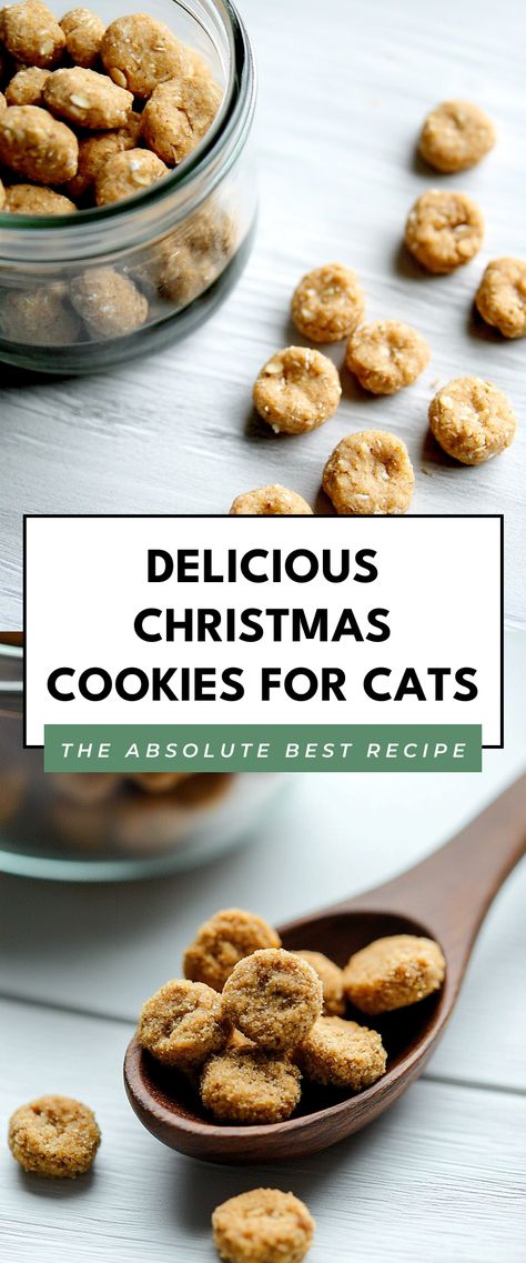 Image for Delicious Christmas Cookies for Cats Cat Cookie Recipes, Cookies For Cats Recipe, Cat Cookies Recipe, Homemade Cat Treats Recipes Easy, Cookies For Cats, Dog Christmas Treats, Cat Treats Recipes, Homemade Cat Treats Recipes, Diy Cat Treats