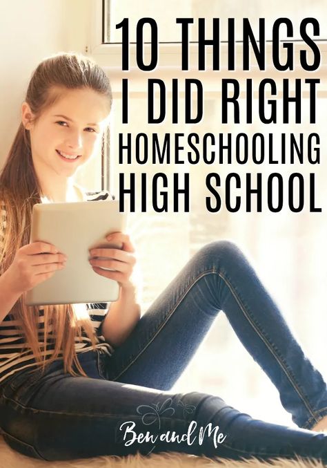 For all the ways I've beaten myself up over homeschooling over the years, I'm going to share with you 10 things I must've done right homeschooling high school.  (Oh, yeah...and there was a lot of that 5 letter word, grace.) #highschool #homeschool #homeschooling High School Electives, Homeschool High School Curriculum, Homeschool Highschool, High School Transcript, School Highschool, High School Curriculum, High School Homeschool, Homeschooling High School, Homeschool Board