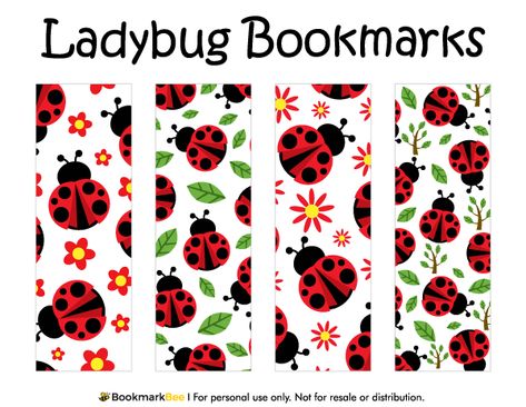 Free printable ladybug bookmarks. Download the PDF template at http://bookmarkbee.com/bookmark/ladybug/ Ladybug Bookmark, Bookmarks To Print, Animal Bookmarks, Ladybug Baby Shower, Free Printable Bookmarks, Bookmark Designs, Bubble Guppies Birthday, Ladybug Crafts, Mickey Mouse Parties