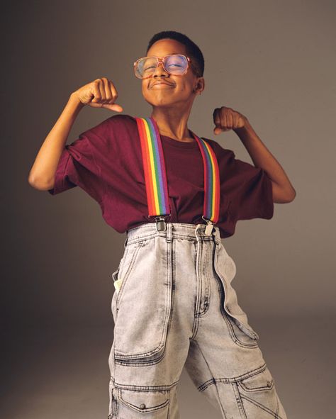 Urkel, 1990.  Photo Credit: Getty Images   - Cosmopolitan.com Steve Urkel Costume, Steve Erkel, Jaleel White, Steve Urkel, 90s Tv Shows, New Scooby Doo, 90s Memories, Walk Down Memory Lane, 90s Tv