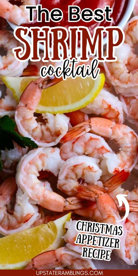 The Best Shrimp Cocktail Best Way To Cook Shrimp For Cocktail, Fancy Shrimp Cocktail Display, Shrimp Plating Ideas, Shrimp Cocktail Board, Shrimp Cocktail Skewers, Shrimp And Crab Appetizers, Ways To Serve Shrimp Cocktail, Shrimp With Cocktail Sauce, Christmas Appetizers Shrimp