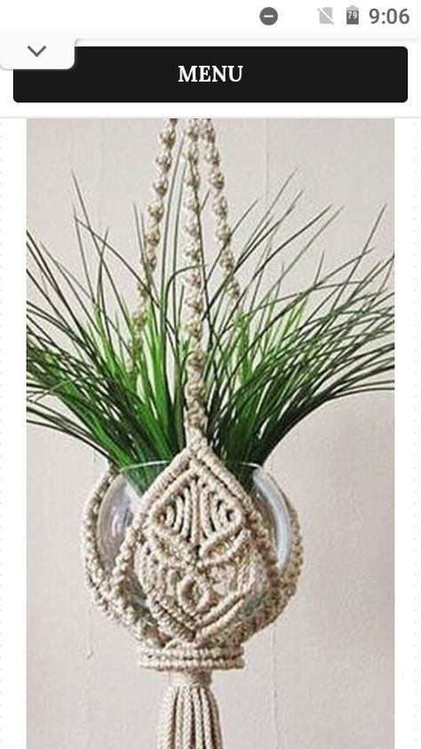 Plant Hanger Diy, فن النسيج, Diy Macrame Wall Hanging, Crochet Plant Hanger, Pola Macrame, Macrame Plant Hanger Tutorial, Macrame Plant Hanger Patterns, Macrame Hanging Planter, Plant Hanging