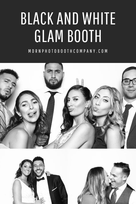 Black And White Glam Photobooth, Wedding Photobooth Black And White, Black And White Photobooth Ideas, Photo Booth At Wedding Receptions, Wedding Black And White Photo Booth, Photobooth Pictures Wedding, Wedding Photobooth Pictures, Black And White Wedding Photo Booth, Photobooth At Wedding