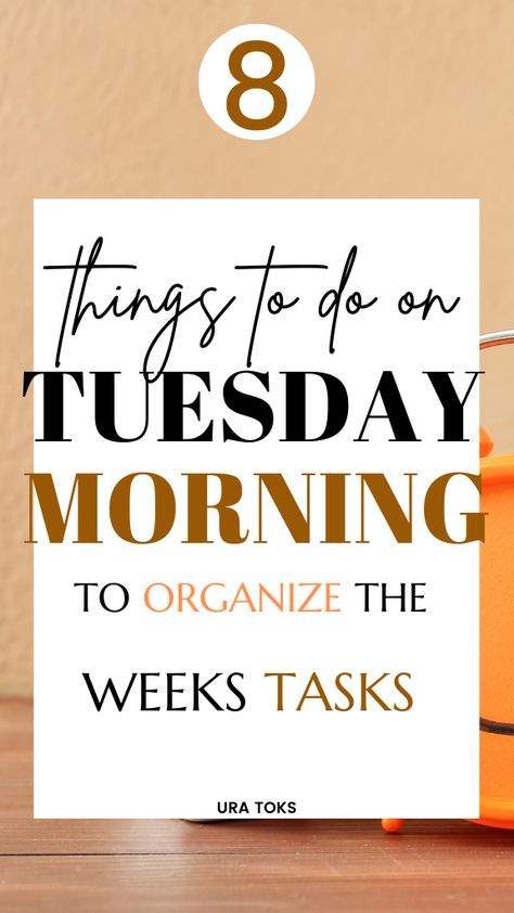 8 things to do on Tuesday morning to organize the weeks task. #tuesdayproductivity Productive Tips, Stop Procrastination, Beat Procrastination, Cleaning Your Ears, How To Be Productive, Daily Goals, Morning Routines, Tuesday Morning, Be Productive