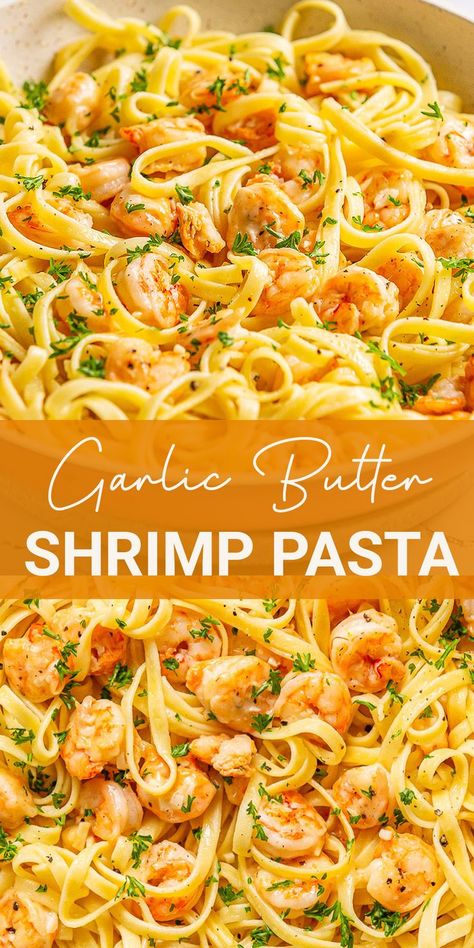 Butter Shrimp Pasta, Shrimp Pasta Recipes Easy, Garlic Butter Shrimp Pasta, Pasta Recipes Easy, Shrimp Dinner, Garlic Butter Shrimp, Shrimp Recipes For Dinner, Butter Shrimp, Shrimp Recipes Easy