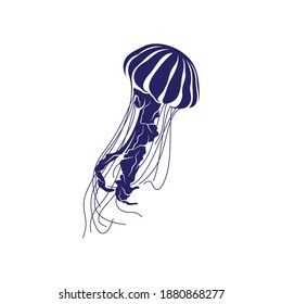 26,800 Jellyfish drawing Images, Stock Photos & Vectors | Shutterstock Jellyfish Drawing, Silhouette Photos, Silhouette Images, Drawing Images, Embroidery Craft, Jellyfish, Coloring Books, Royalty Free Stock Photos, Every Day