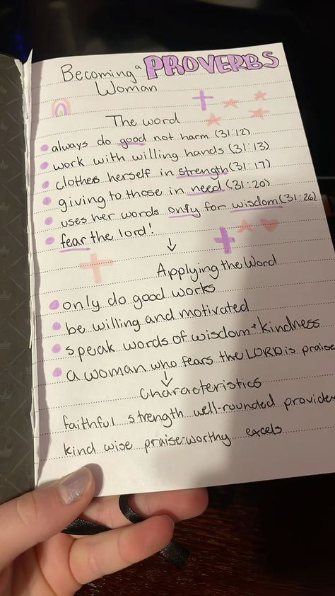 How to become a proverbs woman Bible Study Notebook Ideas, Bible Study Methods Ideas, Soap Method Bible Study, Bible Study Soap, Grow With God, Notes To Write, Soap Bible Study Method, Proverbs Woman, Bible Study Method