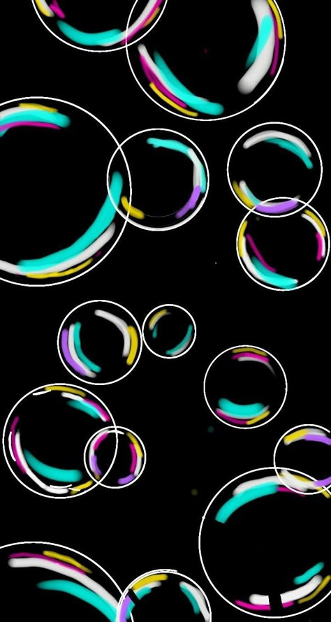 Abstract Painting Acrylic Modern, Bubble Drawing, Polka Dots Wallpaper, Bubbles Wallpaper, Creepy Tattoos, Wallpaper Iphone Neon, Scratch Art, Dots Wallpaper, Bubble Art