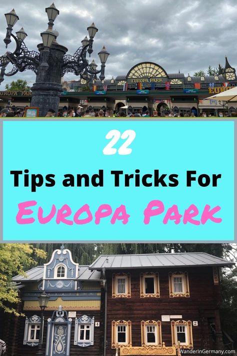 Maximize your time at Europa Park with these 22 insider tips.  Whether you are looking for Europa Park rides and roller coaster info, what to bring, where to eat, or how to survive with kiddos, find it all here Paris Parks, Parks In Paris, Best Days To Visit Each Disney Park, Europa Park Germany, Disney Attractions By Park, Europa Park, Park Hotel, What To Pack, Roller Coaster