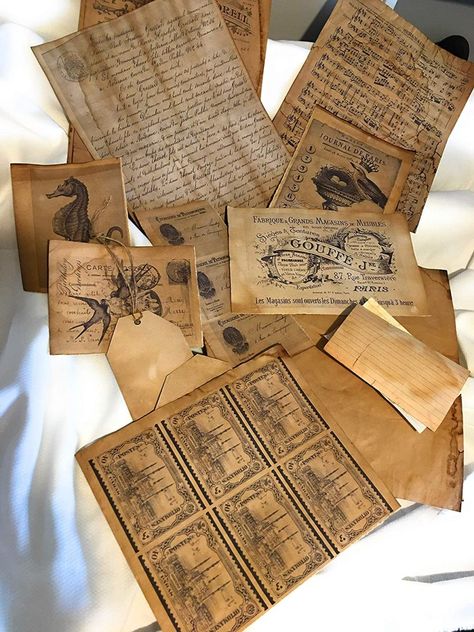 Victorian Library Aesthetic, Cracked Tongue, Staining Paper, Halloween Wine Bottle Crafts, Dyeing Paper, Tea Dyed Paper, Personal Sovereignty, Altered Books Pages, Victorian Library