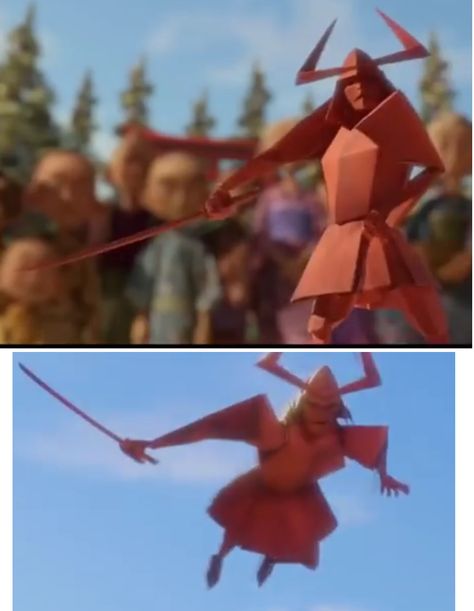 Kubo - Origami Samurai Origami Samurai, Origami Figures, Laika Studios, Kubo And The Two Strings, Movies Animation, Family Films, Puppet Making, Cosplay Tips, Comfort Characters