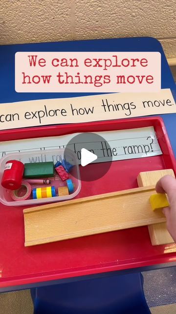 Things That Move Preschool Activities, Block Activities For Preschoolers, Science Area, Block Center, Primary Students, School Life, Science Center, Science Education, Activity Centers