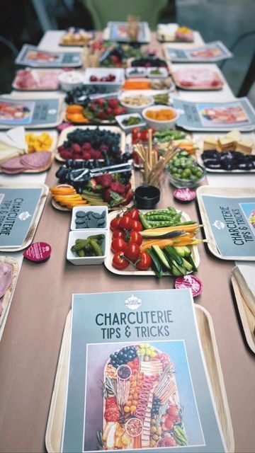 Charcuterie Board Workshop, Charcuterie Workshop Set Up, Charcuterie Class Set Up, Charcuterie Workshop, Library Programming, Charcuterie Inspiration, Workshop Design, Fresh Fruits, Fun Time