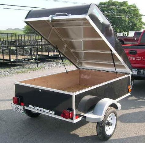 https://flic.kr/p/5ckDe7 | Small Aluminum Luggage Trailer Small Enclosed Trailer, Small Cargo Trailers, Enclosed Cargo Trailers, Work Trailer, Diy Camper Trailer, Kayak Trailer, Expedition Trailer, Adventure Trailers, Box Trailer