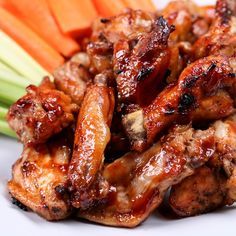 Slow Cooker Root Beer Chicken Wings by Tasty Wings On Grill, Root Beer Chicken Wings, Dr Pepper Chicken Wings, Dr Pepper Chicken, Root Beer Chicken, Wings Bbq, Honey Bbq Chicken Wings, Chicken Panini Recipes, Panini Recipes Chicken