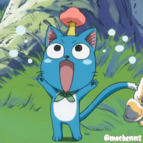 Happy The Cat Fairy Tail, Happy From Fairy Tail, Happy Fairytail, Anime Mascot, Happy Fairy Tail Icon, Happy Fairy Tail, Fairy Tail Images, Anime Fairy Tail, Fairy Tail Funny