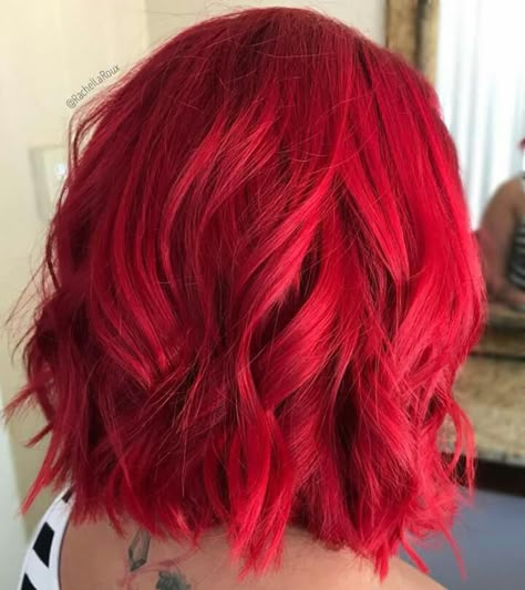 Bright Red Hair Color Short, Red Hair Ideas For Short Hair, Bright Red Short Hair, Bright Red Hair Color, Hair Color Red, Dark Red Hair Color, Short Red Hair, Red Hair Inspo, Dark Red Hair