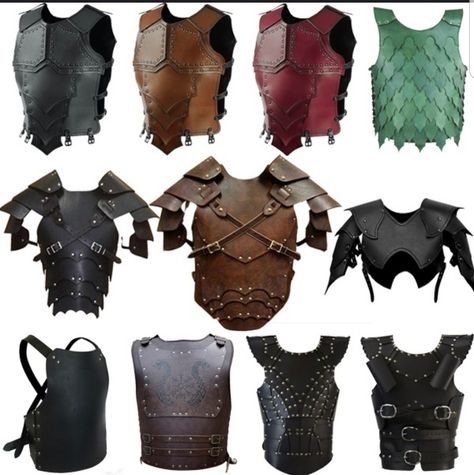 Leather Armour Dnd, Studded Leather Armor Dnd, Leather Armor Dnd, Armor Dnd, Studded Leather Armor, Deep Gnome, Leather Armour, Body Armour, Leather Armor