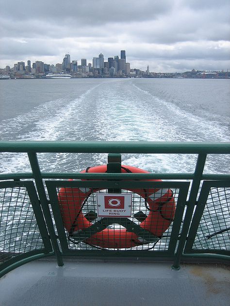 Ferry Ride from Seattle to Bainbridge Island Seattle Ferry Boats, Seattle Ferry, Seattle Summer, Bainbridge Island Washington, Washington Trip, Sleepless In Seattle, West Seattle, Ferry Boat, Bainbridge Island