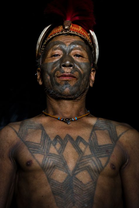 Konyak Naga, Tattoo Face, Polynesian Tattoo, Original Art, India, Google Search, Tattoos, History