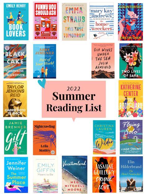 2022 Summer Reading List - My 2022 Summer Reading List Summer Book List, Books Of The Year, Beach Reads, My 2023, My 2022, Summer Book, Beach Read, Teen Summer, Summer Reading Lists