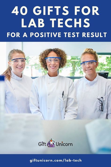 40 Gifts for Lab Techs for a Positive Test Result - GiftUnicorn Lab Week 2024, Lab Week Ideas, Lab Week Gifts, Medical Lab Technician, 40 Gifts, Fitness Resolutions, Christmas Workout, Pathology Lab, Lab Week