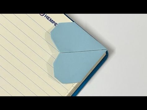 Origami Bookmark Tutorial, Origami 2d, Easy Bookmarks, Bookmark Tutorial, Bookmark Diy, Diy Bookmark, Origami Bookmark, Easy Origami, Paper Diy