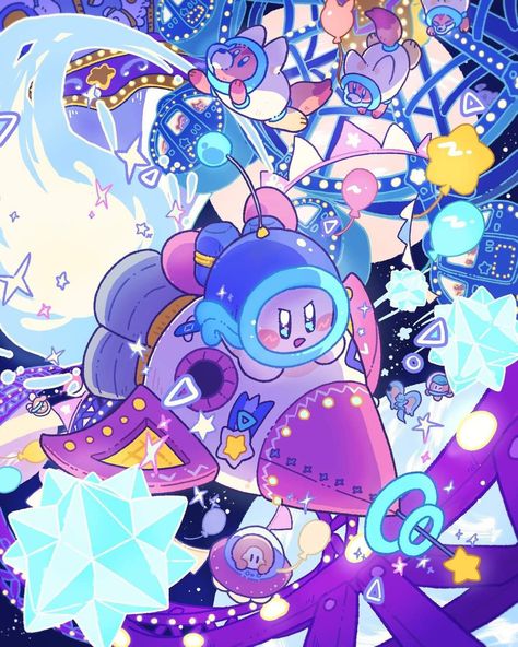 Kirby In Space, Kirby Wallpaper, Kirby Memes, Cute Kirby, Kirby Games, Kirby And Friends, Kirby Character, Kirby Stuff, Kirby Art