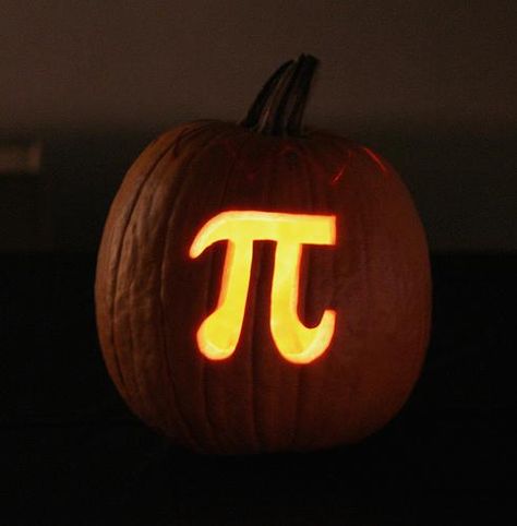 Pumpkin Pi ~ math humor for Halloween Halloween Pumpkin Diy, Cute Pumpkin Carving, Pumkin Carving, Halloween Pumpkin Carving Stencils, Creative Pumpkin Carving, Amazing Pumpkin Carving, Easy Pumpkin Carving, Pumpkin Carving Designs, Halloween Pumpkin Carving