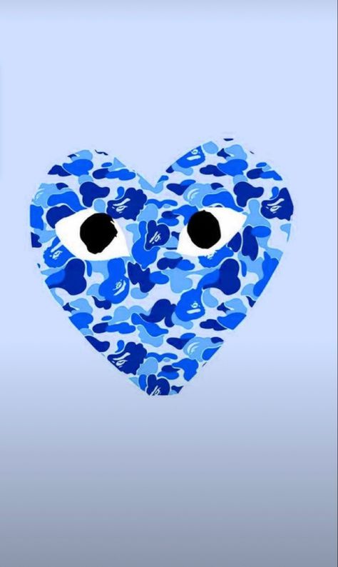 Cdg Play Wallpaper, Bape Heart Wallpaper, Bape Heart, Bape Shark Wallpaper, Cdg Wallpaper, Bape Wallpaper Iphone, Play Wallpaper, Pretty Wallpaper Ipad, Camo Wallpaper