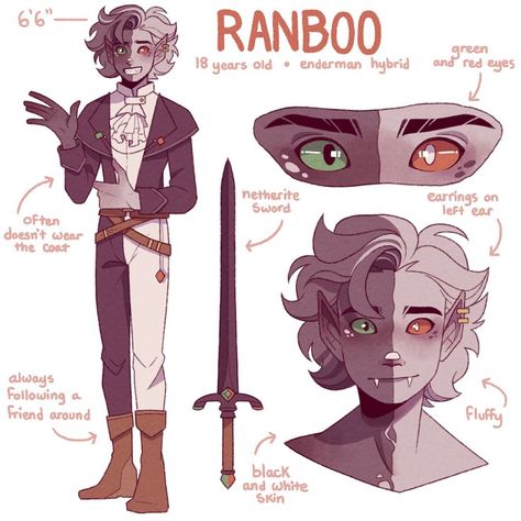 Ranboo Reference Art, Dsmp References, Dsmp Character Design, Jschlatt Fan Art, Dsmp Characters, Dreamsmp Fanart, Dsmp Fanart, Bench Trio, Comfort Art