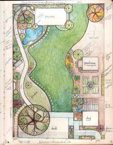 Backyard Design Plans, Funny Vine, Landscape Design Drawings, Backyard Landscaping Plans, Garden Design Layout, Garden Design Plans, Landscape Design Plans, Landscape Plan, Landscape Plans