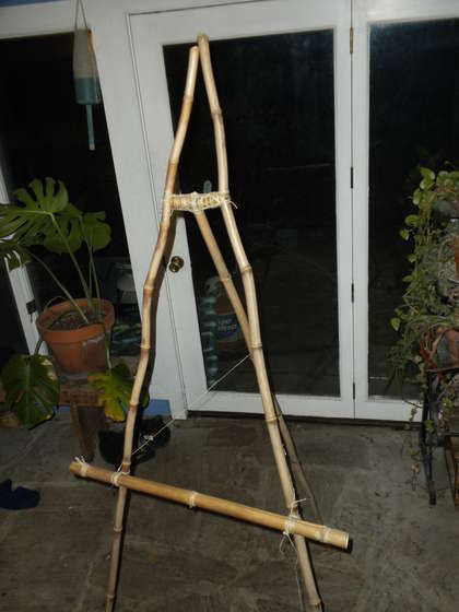 15min Bamboo easel Bamboo Easel, Halloween Contest, Nature Crafts, Greenery Wedding, Art Boards, Art, Nature