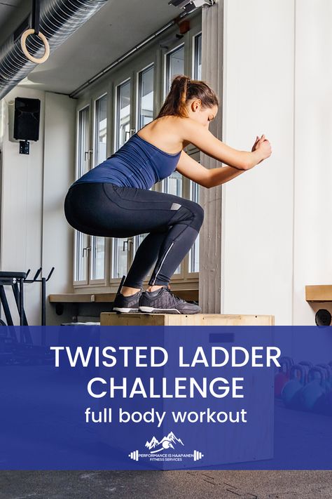 The Twisted Ladder Challenge is to see if you can complete this ENTIRE circuit at one time in your best time possible (with perfect form of course).   Workout from: Saara at Performance is Haapanen #twistedladderchallenge #circuittraining #circuittrainingworkout #fullbodyworkout #workout #workoutathome #athomeworkout #fitness #exercise #exerciseathome #athomeexercise #personaltraining #fullbody #fullbodyexercise #performanceishaapanen Ladder Workouts, Cool Down Stretches, Ladder Workout, Circuit Training Workouts, Reverse Crunches, Circuit Training, Jumping Jacks, At Home Exercises, Sit Up