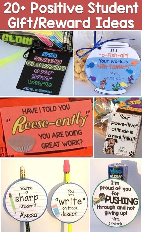 Over 20 ideas for encouraging & positive student gifts / rewards that can be used throughout the school year to recognize their hard work and effort, improved behavior, achievement of a milestone, or during testing or assessment. Testing Gifts For Students, Testing Rewards For Students, Testing Incentives For Elementary Students, Test Incentives For Students, Math Gifts For Students, Testing Incentives For Students, Pssa Encouragement, Student Appreciation Ideas, Student Appreciation Gifts