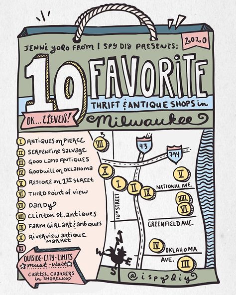 Jenni Yolo's 10 Favorite Thrift & Antique Shops in Milwaukee!! - 2020 - I SPY DIY Jenni Yolo, Mike Lowery, I Spy Diy, Habitat For Humanity Restore, Vintage Trunks, Diy Presents, Old Dressers, Habitat For Humanity, Milwaukee Wisconsin