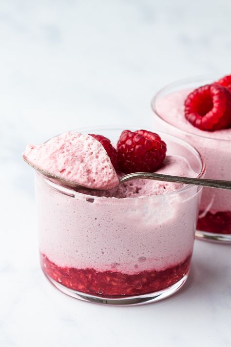 Vegan raspberry mousse - 4 WAYS - Lazy Cat Kitchen Lazy Cat Kitchen, Vegan Chocolate Mousse, Dessert Mousse, Cat Kitchen, Peanut Butter Mousse, Raspberry Mousse, Sweet Bites, Desserts Vegan, Mousse Recipes