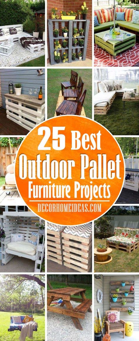 Outdoor Pallet Furniture, Outdoor Pallet Projects, Pallet Projects Garden, Outdoor Pallet, Diy Wood Pallet Projects, Pallet Projects Easy, Pallet Patio Furniture, Pallet Patio, Pallet Projects Furniture