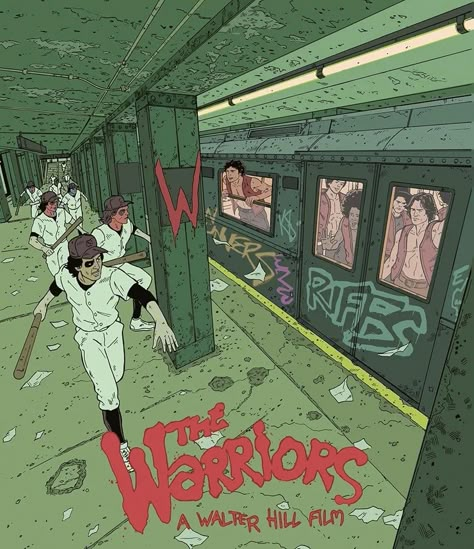 The Warriors 1979, Warrior Movie, Gang Leader, 8bit Art, The Warriors, English Movies, Film Art, Coney Island, Action Movies