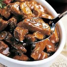 Sirloin beef tips, great served with rice or mashed potatoes. Texas Steak, Crockpot Foods, Beef Tip Recipes, Monte Cristo Sandwich, Crock Pot Recipe, Sirloin Tips, Hamburger Steak, Crock Pot Recipes, Recipes Beef